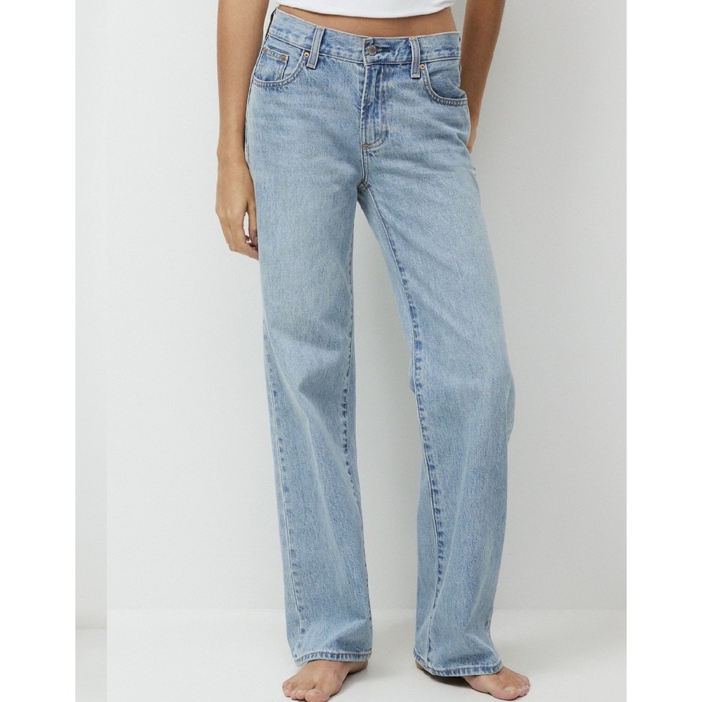 Aritzia Denim Forum The Farrah Lo-Rise Wide Jean size 25